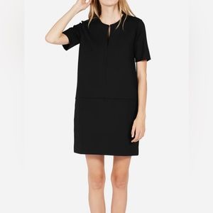 Everlane The Ponte Short-Sleeve Dress